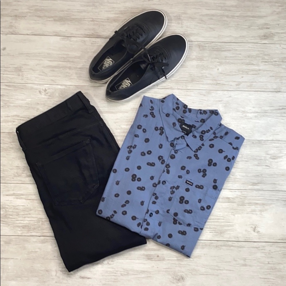 RVCA S/S Button Up